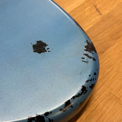 Kohlin Guitars JZ Offset replacement body Nitro Aged Lake Placid Blue Made in Sweden image 12
