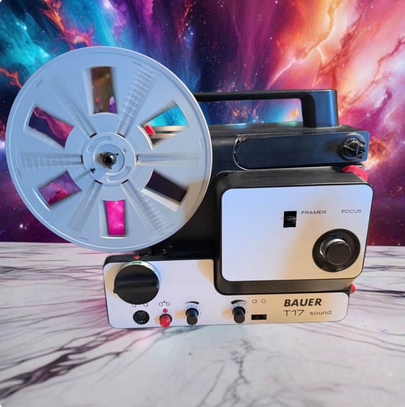 Serviced Bauer T17 Super 8 Sound Projector – Clean, Tested, Ready to Use image 1
