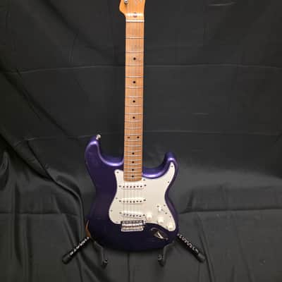 Fender Vintera Road Worn Mischief Maker Stratocaster 2021 - Metallic Purple image 1