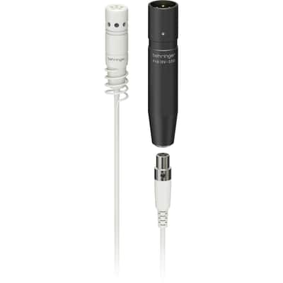Behringer HM50 Premium Cardioid Unidirectional Condenser Hanging Microphone, White image 3