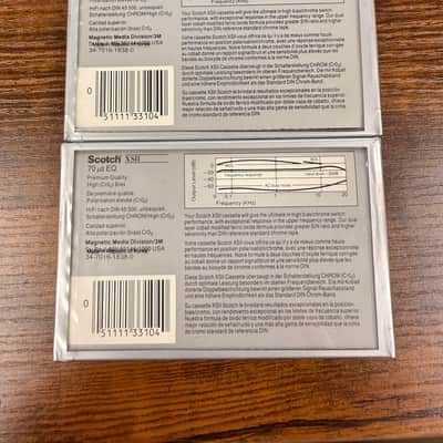 Scotch XSII Blank Cassette Tapes 1988 Olympic Games sponsor Vintage Sealed NOS image 2