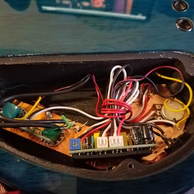 Sire-marcus miller MARCUS HERITAGE-3 Preamp/MARCUS BLUE HUMBUCKER SET 2018 image 11