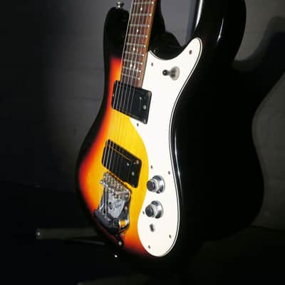 Mosrite Gospel 1999 Sunburst Kurt Cobain Nirvana Guitar + Hardshell Case image 6