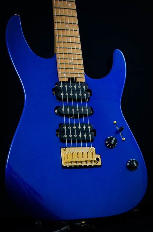 Charvel Pro-Mod DK24 HSH 2PT CM in Mystic Blue image 1