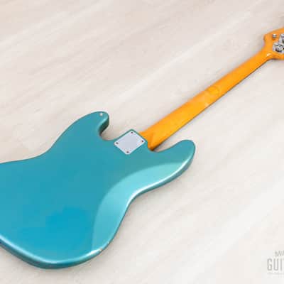 2000 Fender American Vintage '62 Jazz Bass Lake Placid Blue w/ Tweed Case image 14