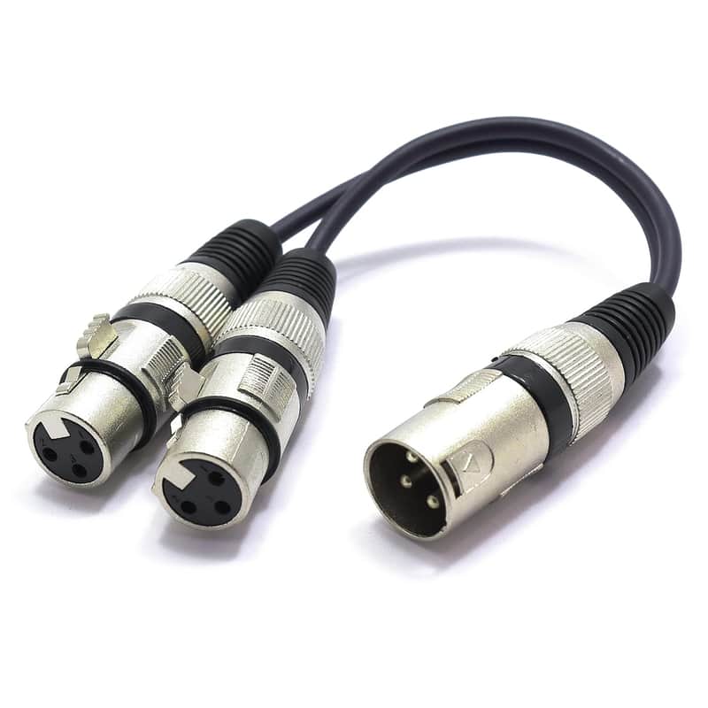 2025 VITALCO Xlr Splitter Y Cable Adapter Xlr Male To 2X Femal...