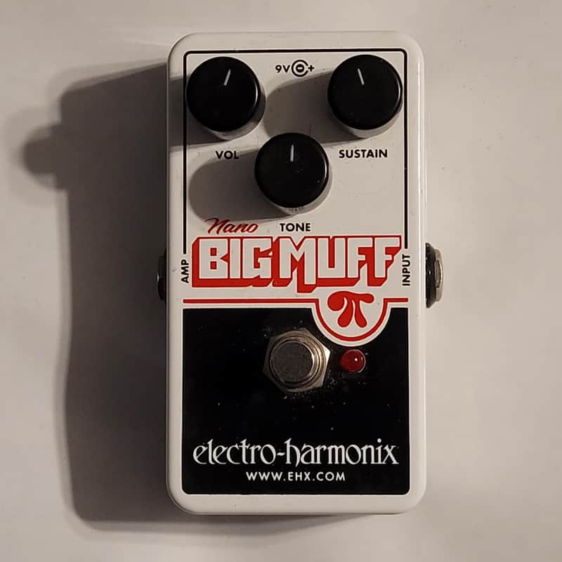 Electro-Harmonix Nano Big Muff Pi Distortion / Sustainer 2013 - Present - White / Black / Red image 1