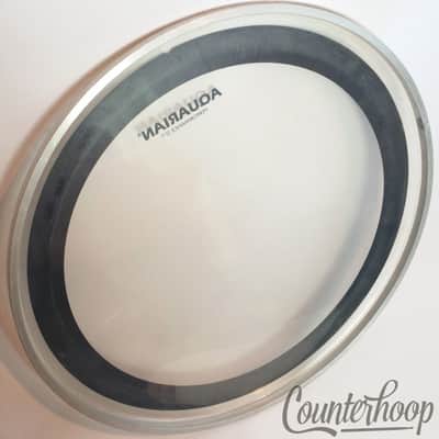 *Aquarian 16" Floor Tom Drum Head Performance 2 Made In USA Batter Clear + Ring* image 3