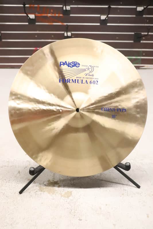 Paiste 18" Formula 602 China Type Cymbal Vintage 1980's image 1