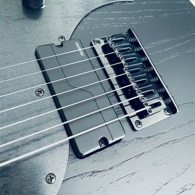 FGN J-Standard Iliad JIL72ASHDEG 7-String Electric Guitar w/ Bag - Open Pore Black image 8