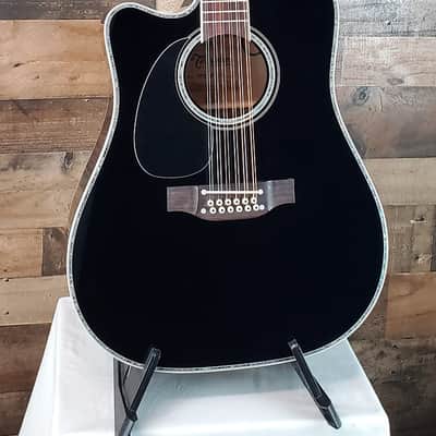 Takamine EF381DX Left-handed, 12-string, Black, Softcase, 909 FINISH BLEMISH image 2