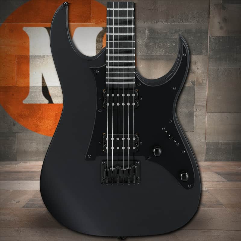 Ibanez GIO RG 6 String Electric Guitar - Black Flat (GRGR131EXBKF) image 1