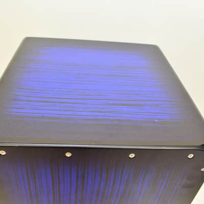 Latin Percussion LP Aspire Accents Snare Cajon, Blueburst Streak image 6