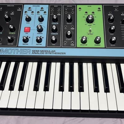 Moog Grandmother 32-Key Semi-Modular Analog Synthesizer 2018 - Present - Black / Multi-Colored Panel
