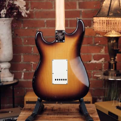Mario Martin "Model S" Electric Guitar - Relic'd Two Tone Burst Finish & Lollar Pickups! image 7
