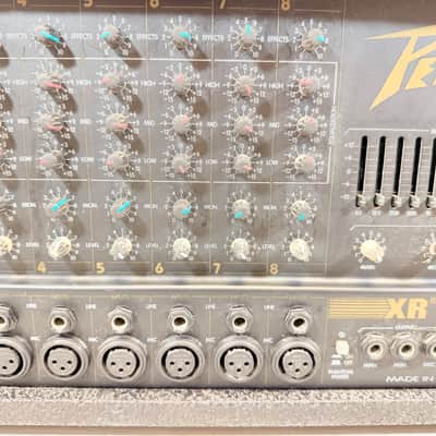 Peavey XR 680E 8-Channel Stereo Powered Mixer Made in USA 1990's image 4