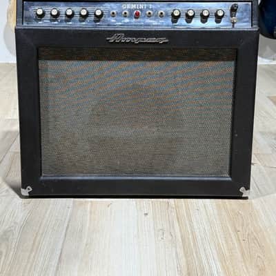 Ampeg G-12 Gemini I Combo 1968 - a very cool mid-60's all tube Black Tolex example ready to enjoy. image 1
