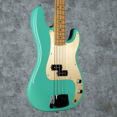 Fender Vintera '50s Precision Bass With Shaped Hard Case Seafoam Green 2020 image 2