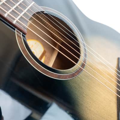 Washburn BTS9CH Bella Tono Novo S9 Studio Body Acoustic Guitar, Gloss Charcoal Burst image 17