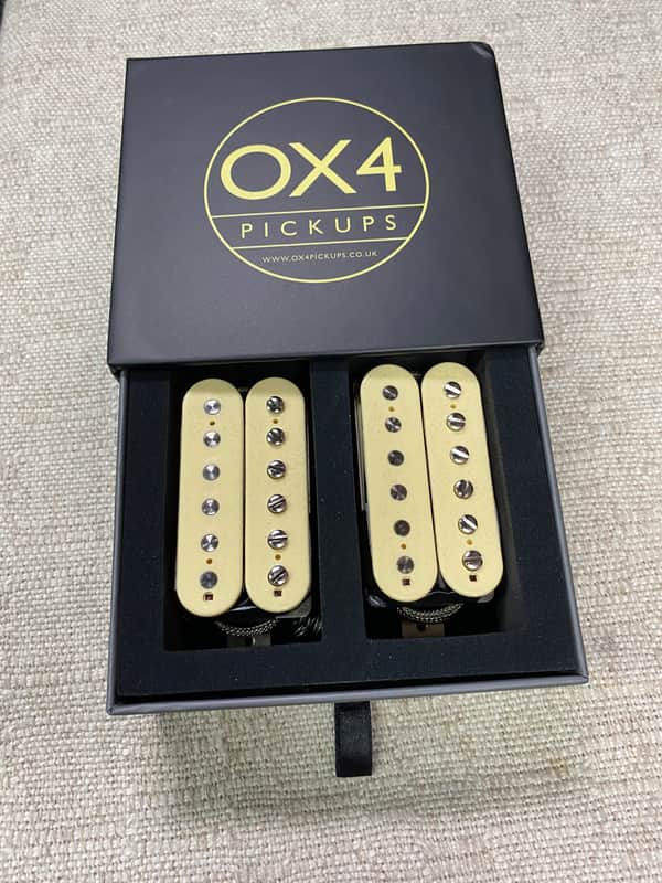 OX4 BEANO Humbucker Pickups Set - Cream image 1