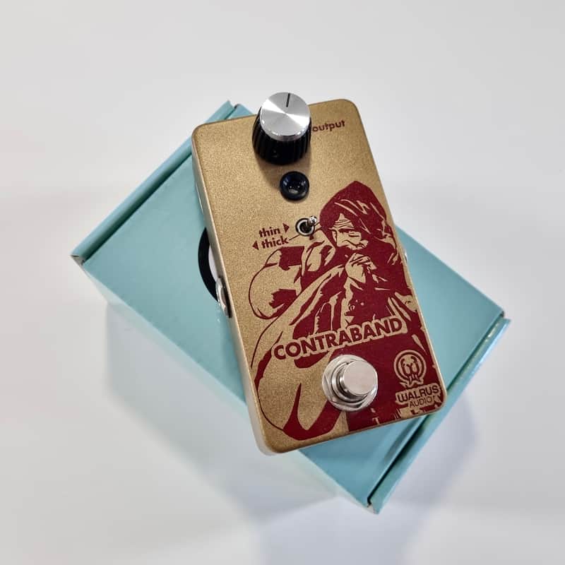 2016 – 2017 Walrus Audio Contraband Fuzz Gold Sparkle / Red