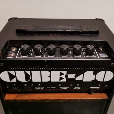 Roland CUBE-40 40-Watt 1x10" Guitar Combo 1978 - 1989 - Black/Orange image 5