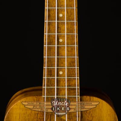 Vintage 70's Kamaka Koa Soprano Ukulele, Koa, White Label, Uke, Hawaiian, Hardcase image 5