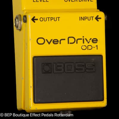 Boss OD-1 Overdrive 1986 Japan s/n 653700 with JRC4558DD op amp as used by Pete Townshend and Billy Duffy and many more .. image 3
