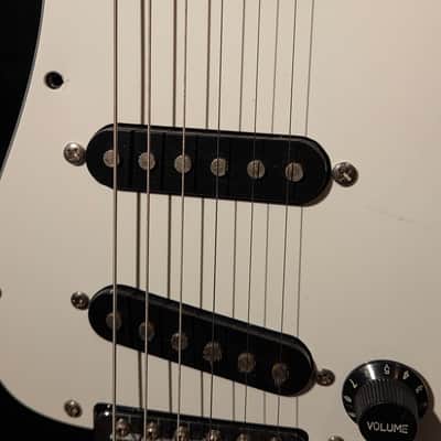 Lotus S-Style Electric Guitar Black image 5