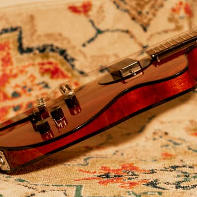 Rick Turner Rick Turner Model 1-C-LB Owned and Used by Lindsey Buckingham with Art Work Burgundy image 8
