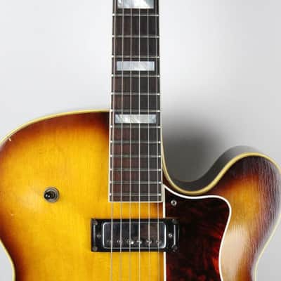 RARE 1966 Vintage Epiphone Broadway E252 Archtop Guitar Sitka Spruce/Maple/Brasilian Rosewood Mini-Humbuckers USA 1960s image 7