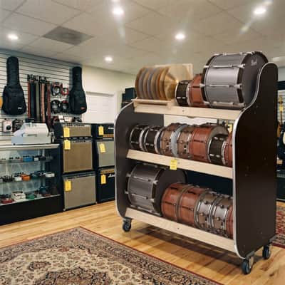 The Band Room™ Mobile Drum Storage Racks | by A&S Crafted Products image 14