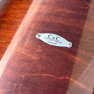 C&C Drums  Maple 3pc Kit in Walnut w/ SKB Hardshell Cases image 19