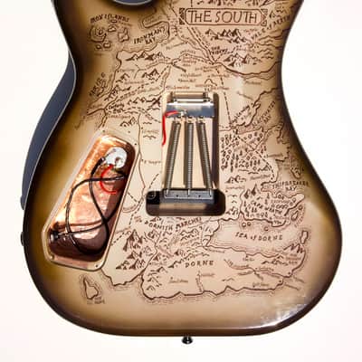 Game of Thrones Map - Kramer Guitar - Custom Restoration image 6