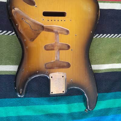Fender Stratocaster Body 1959- Tobacco Burst Refin (By Gordon Miller/Grover Jackson/Steve Soest) image 1