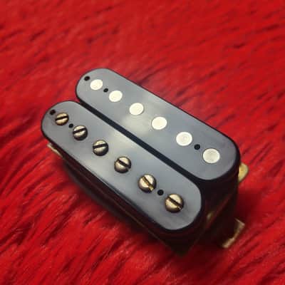 1980's - 1990's Fernandes Burny VH-3 Humbucker - Black With Gold Pole Screws - 8.30K Ohm - Ceramic Magnet - Made in Japan MIJ image 2