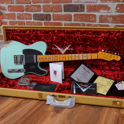 Fender Custom Shop 1952 Telecaster Heavy Relic Surf Green 2022 w/OHSC image 2