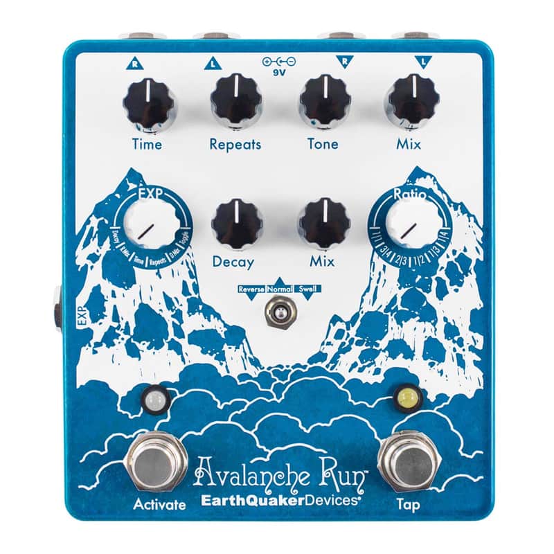 EarthQuaker Devices Avalanche Run™ Stereo Reverb & Delay with Tap Tempo image 1