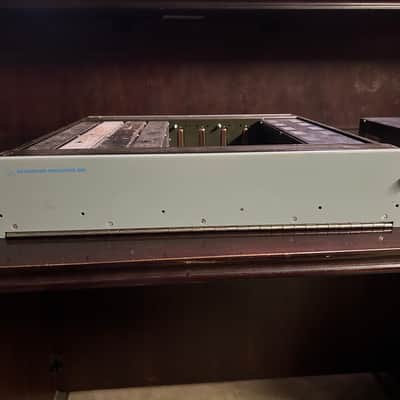 API 7312 1970s microphone preamp (x4) with rack and 2 power supplies image 1