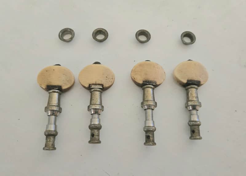 Vintage 1920's Grover Champion Tenor Banjo Tuner friction pegs set - Parts image 1