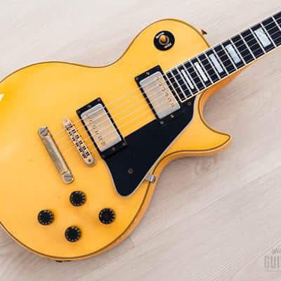 1982 Gibson Les Paul Custom Alpine White w/ Tim Shaw PAFs, Case image 1