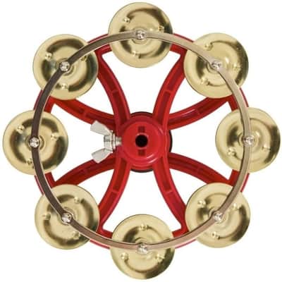 LP LP193 Click Hi-Hat Mountable Tambourine - Red image 2