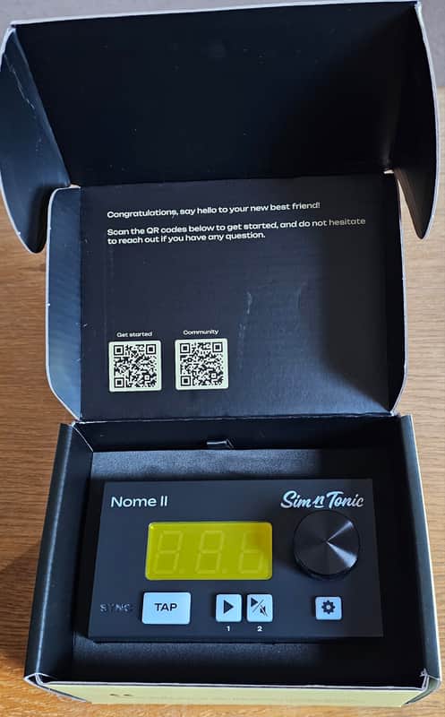 Sim'n Tonic Nome II MIDI Master Clock + Metronome [DEMO] image 1