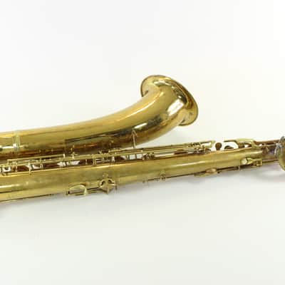 Conn 12M Baritone Saxophone with Rolled Tone Holes GREAT HORN image 4