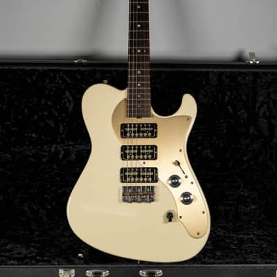 2015 Asher Guitars GT-3 Antique White Lollar Gold Foils w/OHSC image 1