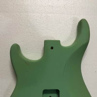 Custom 6 String Electric Guitar Body in Seafoam Green image 6