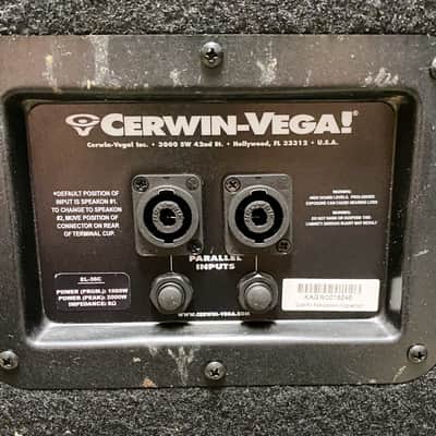 Cerwin-Vega El-36C Subwoofers One Pair 2 Speakers 1000/2000 Watts Peak 8 ohm Bild 2