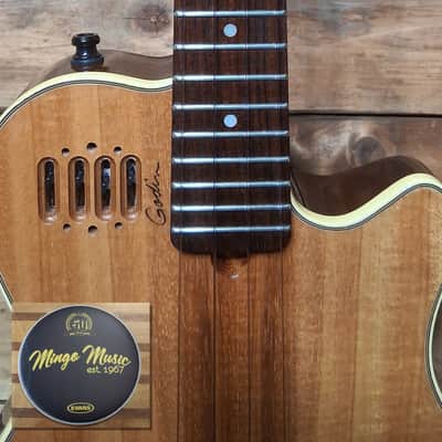 Godin MultiUke koa ukulele with onboard electronics, original gig bag 2016-2019-ish image 5