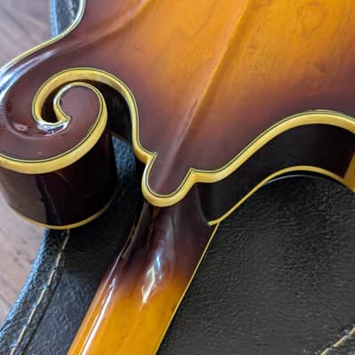 Hondo HM-5 F-Style Mandolin Vintage 1970s Sunburst MIJ W/OSSC Great Condition! image 14