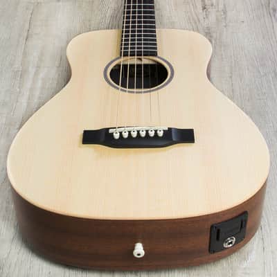 Mint Martin X Series LX1E Little Martin Acoustic-Electric Guitar, Natural image 6